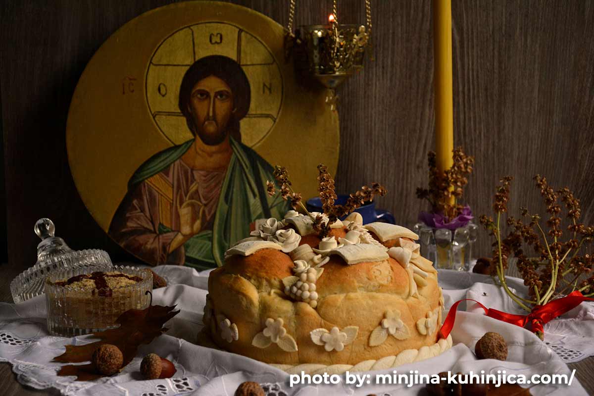 Slava, the slava bread, serbian culture