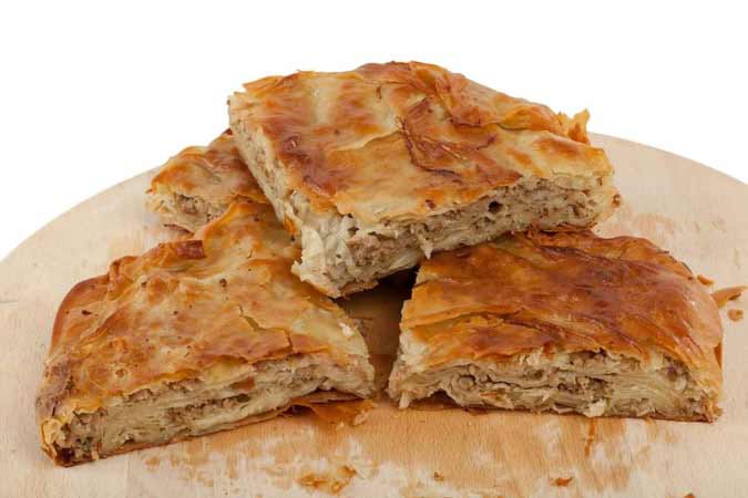 Burek traditional food of Balkans