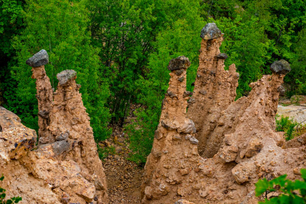 Rock structure "Djavolja Varos" made by strong erosion (Devil's town) near Kursumlija on south Serbia. It was nominee for new seven natural wanders list.