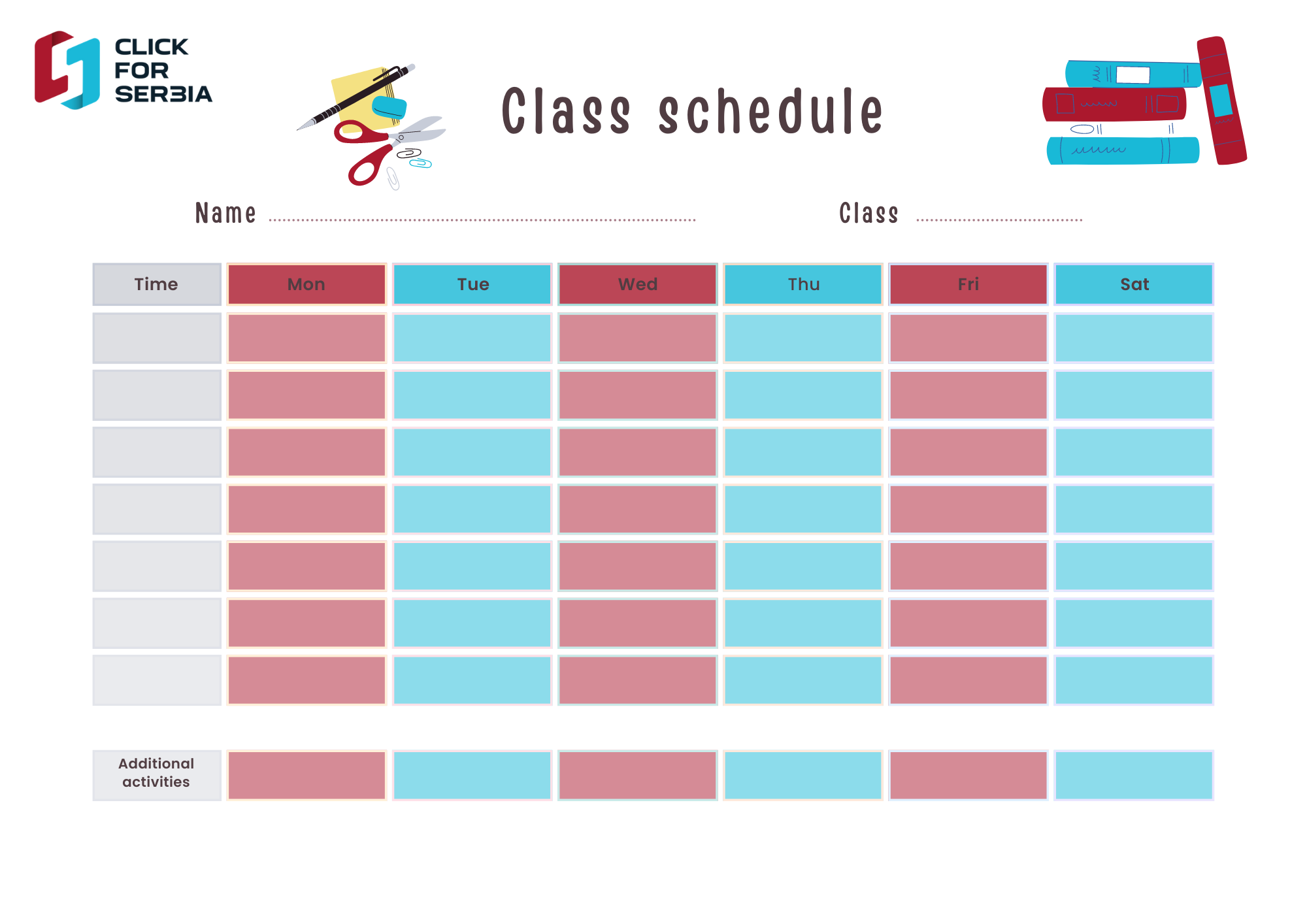 Class Schedule